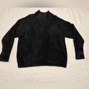 Marked Brand. Like new. Black fuzzy sweater. Size small